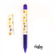 Japan San-X Rilakkuma FriXion Erasable 0.5mm Gel Pen - Purple