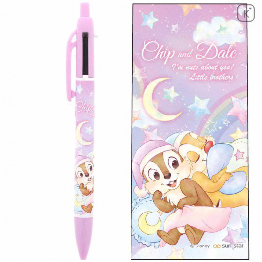 Japan Disney 2+1 Multi Color Ball Pen & Mechanical Pencil - Chip & Dale Dream - 1