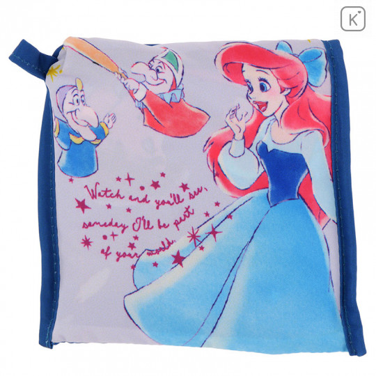 Japan Disney Store Eco Shopping Bag - Little Mermaid Ariel & Prince - 4