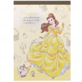 Japan Disney A6 Notepad - Beauty and the Beast Belle My Closet - 1
