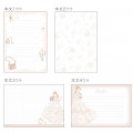 Japan Disney A6 Notepad - Beauty and the Beast Belle My Closet - 3