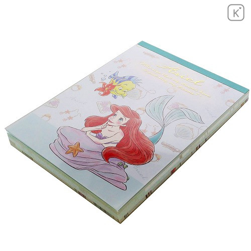 Japan Disney A6 Notepad - Little Mermaid Ariel My Closet - 4