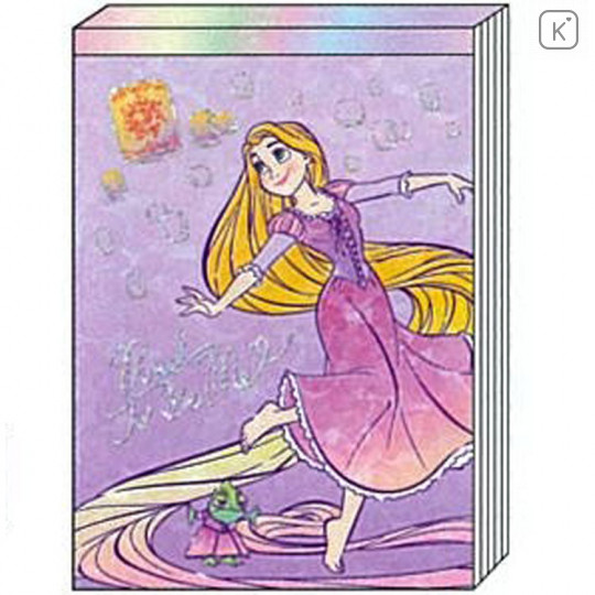 Japan Disney A6 Notepad - Rapunzel Purple - 1
