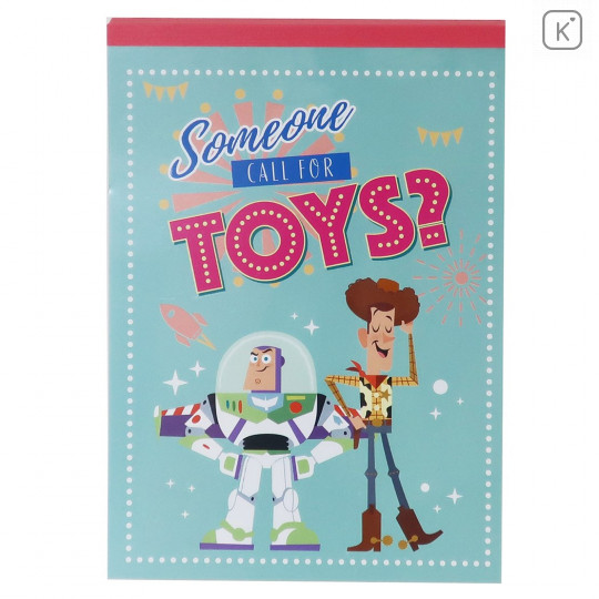 Japan Disney A6 Notepad - Toy Story 4 Someone Calls for Toys - 1