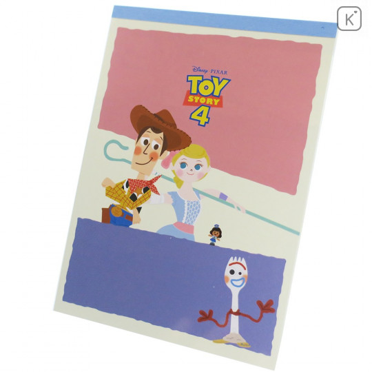 Japan Disney A6 Notepad - Toy Story 4 Rescue Buddy - 1