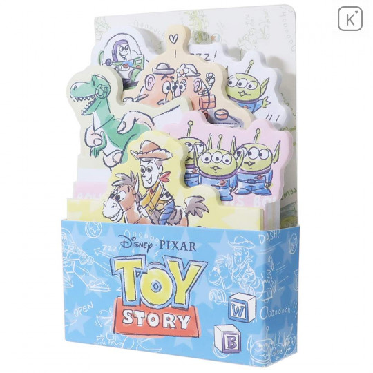 Japan Disney Store Pixar Toy Story & Friend Paper Sticky Notes Box - 1