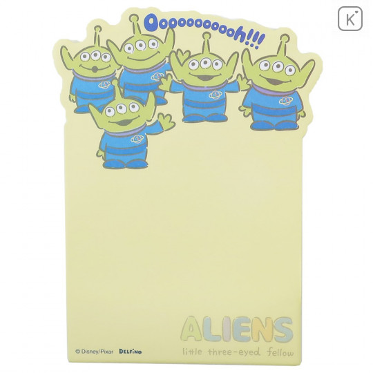 Japan Disney Store Pixar Toy Story Little Green Men Paper Sticky Notes Box - 2