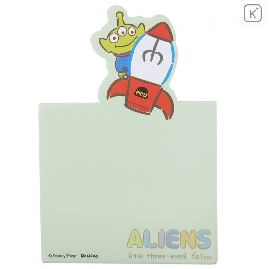 Japan Disney Store Pixar Toy Story Little Green Men Paper Sticky Notes Box - 3