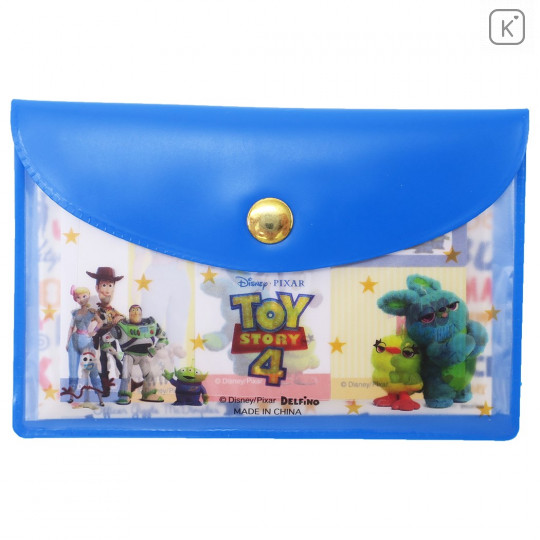 Japan Disney Store Toy Story 4 Blue Sticky Notes & Folder Set - 1