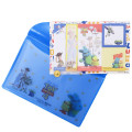 Japan Disney Store Toy Story 4 Blue Sticky Notes & Folder Set - 2