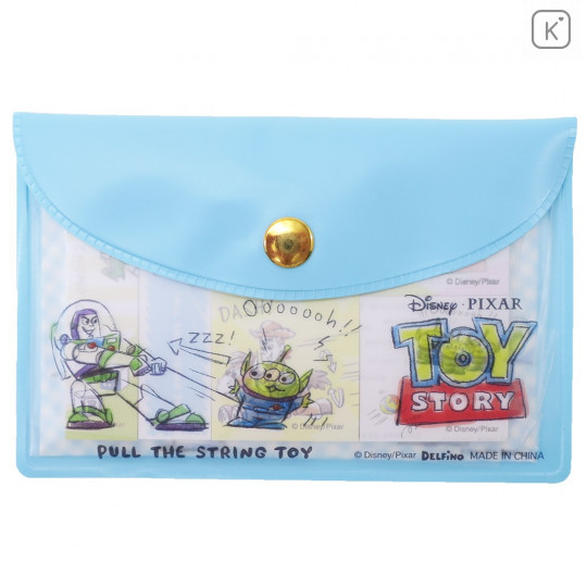 Japan Disney Store Toy Story Light Blue Sticky Notes & Folder Set - 1