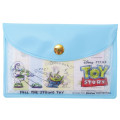 Japan Disney Store Toy Story Light Blue Sticky Notes & Folder Set - 1