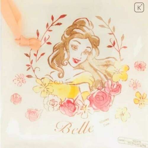 Japan Disney Drawstring Bag - Beauty and the Beast Belle - 2