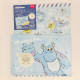 Japan Disney Letter Envelope Set - Mike & Sulley Blue