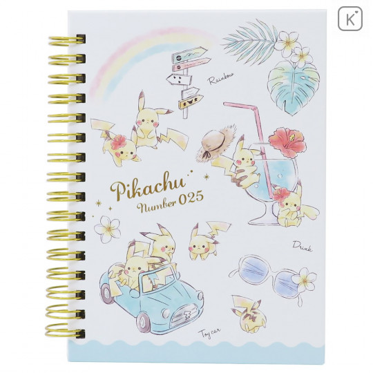Pokemon A6 Notebook - Pikachu number025 Travel Time - 1