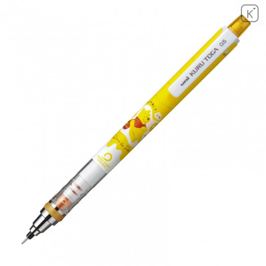 Japan Disney Kuru Toga Mechanical Pencil - Winnie the Pooh - 2