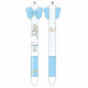 Japan Disney Two Color Mimi Pen - Alice in Wonderland & Ribbon