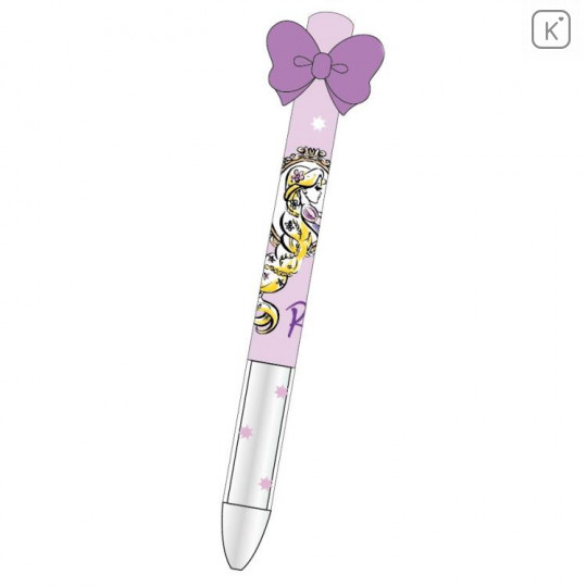 Japan Disney Two Color Mimi Pen - Princess Rapunzel & Ribbon - 1