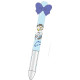Japan Disney Two Color Mimi Pen - Princess Cinderella & Ribbon
