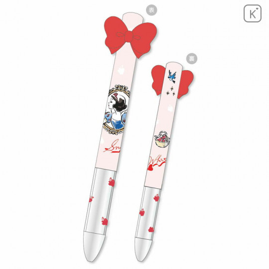 Japan Disney Two Color Mimi Pen - Snow White & Ribbon - 1