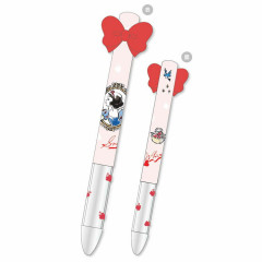 Japan Disney Two Color Mimi Pen - Snow White & Ribbon