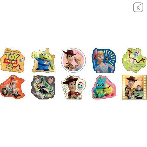 Japan Disney Flake Masking Sticker Roll - Toy Story 4 Gold Foil Dark Blue - 2