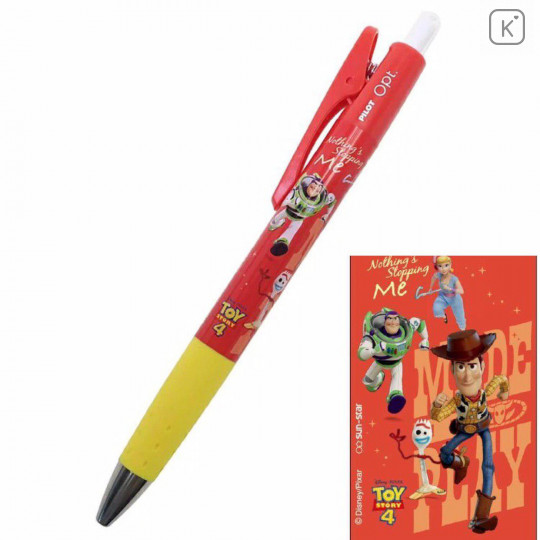 Japan Disney Pilot Opt. Ball Pen - Toy Story 4 Red - 1