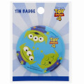 Japan Disney Tin Badge - Toy Story 4 Little Green Men Alien - 1