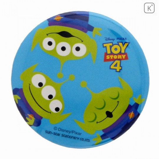 Japan Disney Tin Badge - Toy Story 4 Little Green Men Alien - 2