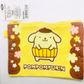 Japan Limited Sanrio Pencil Case Makeup Bag - Pompompurin Yellow - 1