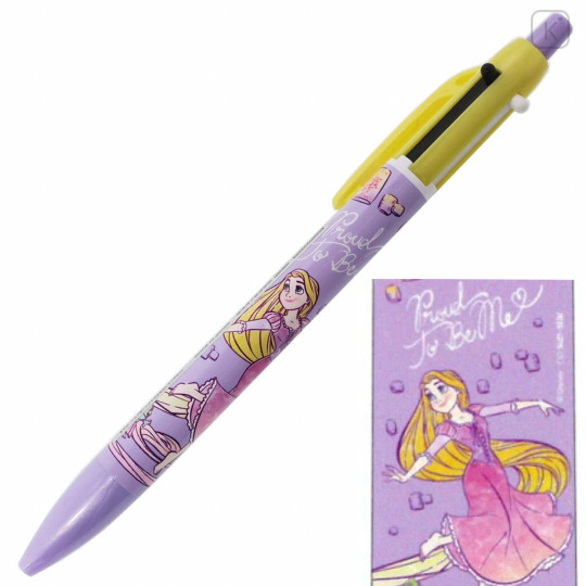 Japan Disney 2+1 Multi Ballpoint Pen & Mechanical Pencil - Rapunzel My Closet - 1