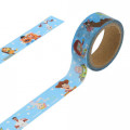 Japan Disney Washi Paper Masking Tape - Toy Story 4 Woody & Friends Blue - 2