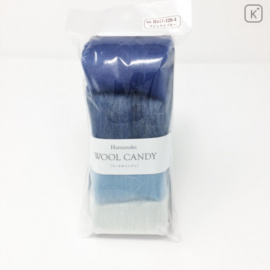 Japan Hamanaka Wool Candy 4-Color Set - Majolica Blue - 2