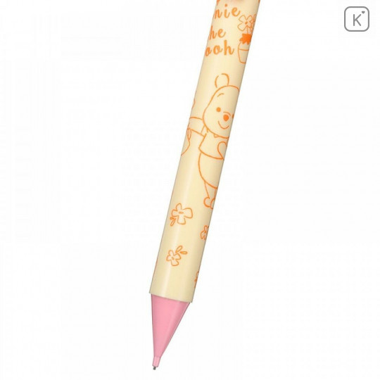 Japan Disney Store Mechanical Pencil - Winnie the Pooh & Flower - 3