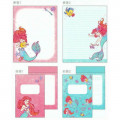 Japan Disney Letter Envelope Set - Little Mermaid Ariel & Flounder - 3