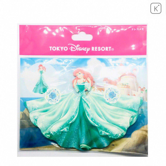 Japan Disney Resort Limited Princess Dress Little Mermaid Ariel Memo - 2