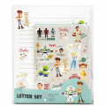 Japan Disney Letter Envelope Set - Toy Story 4 Woody Grey - 1