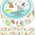 Japan Peanuts Washi Paper Masking Tape - Snoopy & Fruits - 1