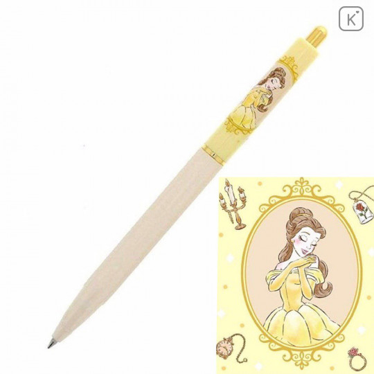 Japan Disney Beauty and the Beast Ball Pen - Belle - 1