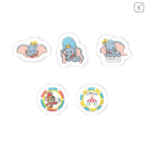 Japan Disney Drop Peko Flake Sticker Pack - Dumbo - 2