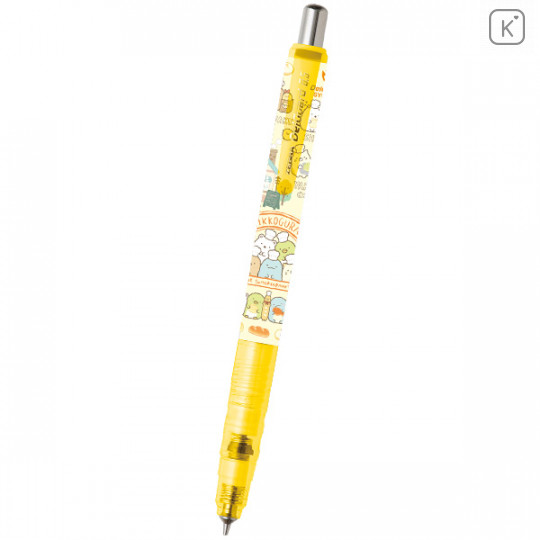 Japan San-X Zebra DelGuard Mechanical Pencil - Sumikko Gurashi / Yellow - 2