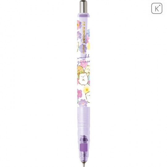 Japan San-X Zebra DelGuard Mechanical Pencil - Sumikko Gurashi / Purple Flora - 2