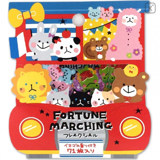Cute Sticker Flakes 71pcs - Fortune Marching - 1