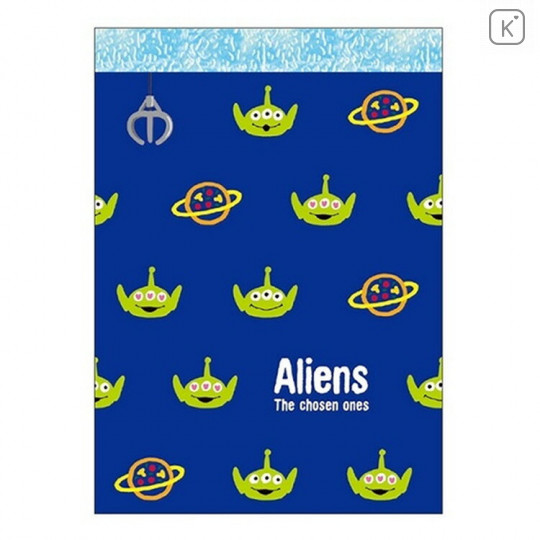 Japan Disney Mini Notepad - Toy Story Little Green Men Alien - 1