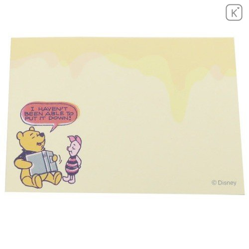 Japan Disney Mini Notepad - Winnie the Pooh - 3