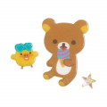 Japan San-X Rilakkuma Bear Clear Seal Sticker - Summer Time - 4