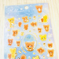 Japan San-X Sticker Sheet - Rilakkuma / Chairoikoguma Starry Night A - 2