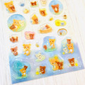 Japan San-X Rilakkuma Bear Clear Seal Sticker - Chairoikoguma Star Night - 3