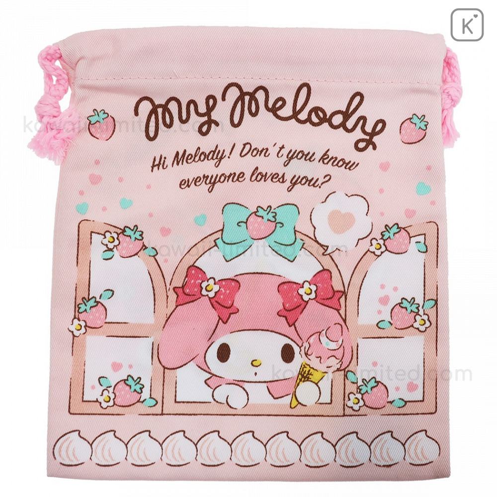 Japan Sanrio Drawstring Bag - My Melody 