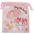 Japan Sanrio Drawstring Bag - My Melody Strawberry - 2